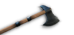Square Bit Two Handed Axe